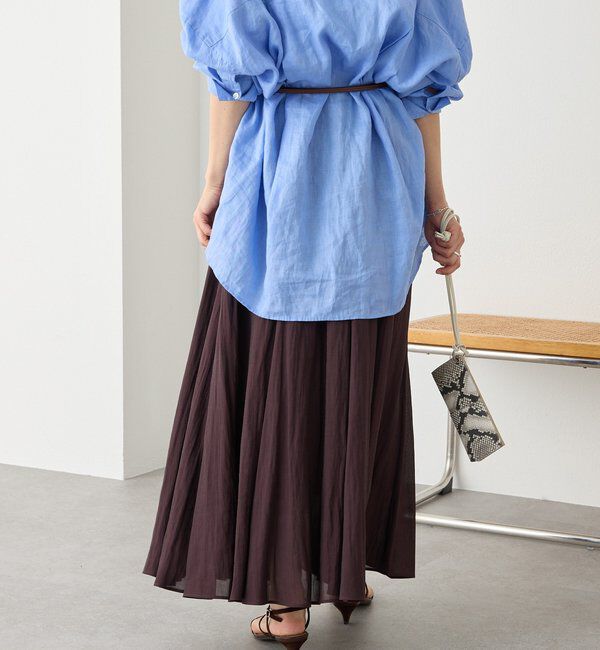  「予約【軽やか素材】カッセンサーキュラースカート」|スカート|