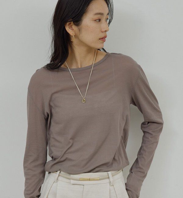 La nature linge「【La nature linge】NEWロングスリーブTシャツ」|Tシャツ・カットソー|