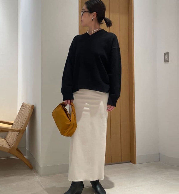  「【新色登場！】【3サイズ展開】ストレッチマキシタイトスカート2」|スカート|