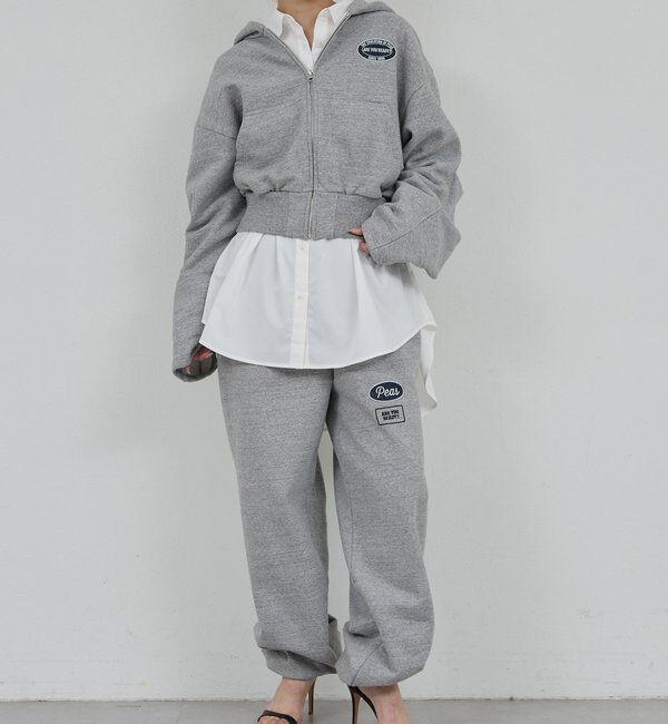  「【PEAS】杢ジップパーカー」|Tシャツ・カットソー|