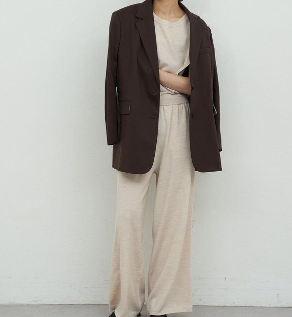  「【HERITANOVUM】スリーブレスニットコンビネゾン」|ワンピース|