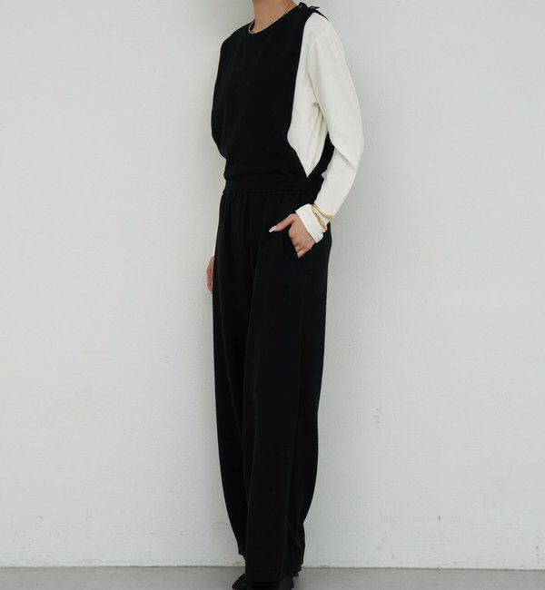  「【HERITANOVUM】スリーブレスニットコンビネゾン」|ワンピース|