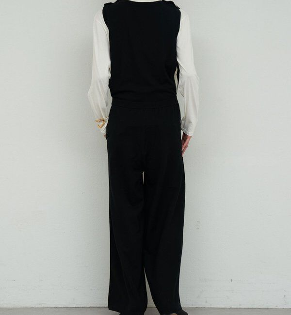  「【HERITANOVUM】スリーブレスニットコンビネゾン」|ワンピース|