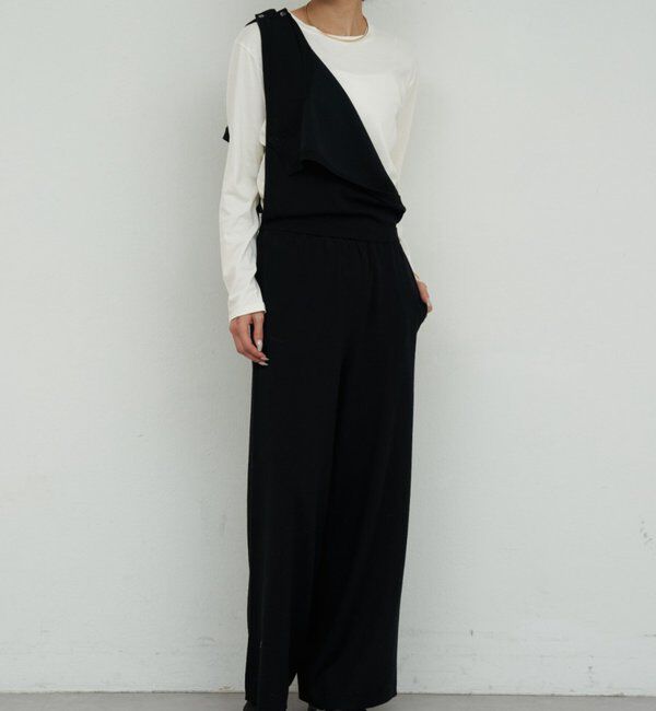  「【HERITANOVUM】スリーブレスニットコンビネゾン」|ワンピース|