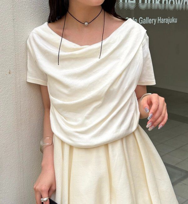  「【全骨格対応◎/6色展開】オフショルTシャツ」|Tシャツ・カットソー|