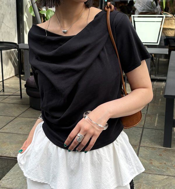  「【全骨格対応◎/6色展開】オフショルTシャツ」|Tシャツ・カットソー|