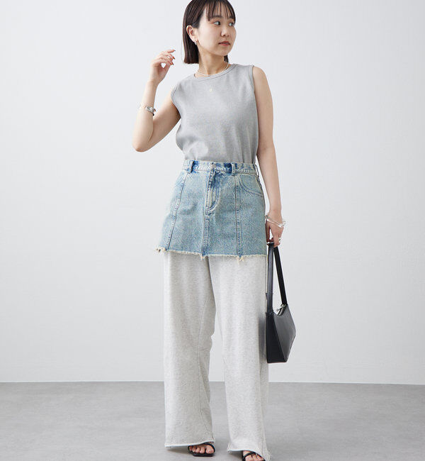  「テレコスリーブレスT」|キャミソール|