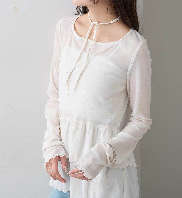  「ドットティアードプルオーバー」|Tシャツ・カットソー|