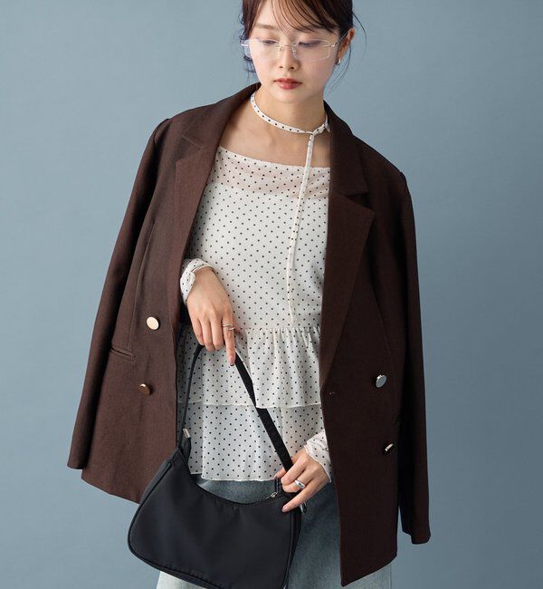  「ドットティアードプルオーバー」|Tシャツ・カットソー|