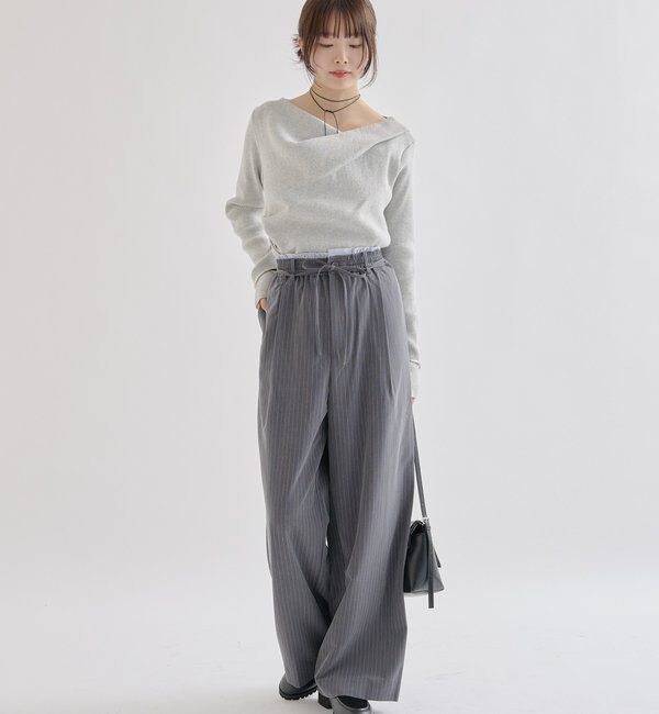  「Wベルトパンツ」|チノ|
