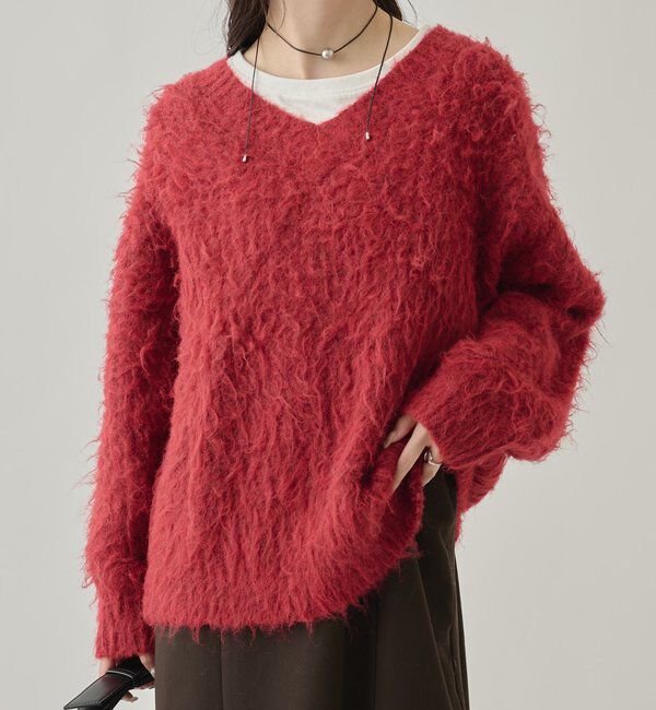  「ふわふわシャギーニット」|ニット・セーター|