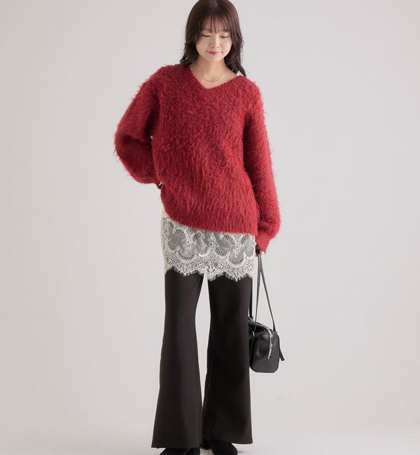  「ふわふわシャギーニット」|ニット・セーター|