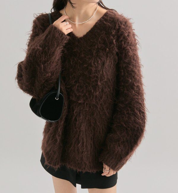  「ふわふわシャギーニット」|ニット・セーター|