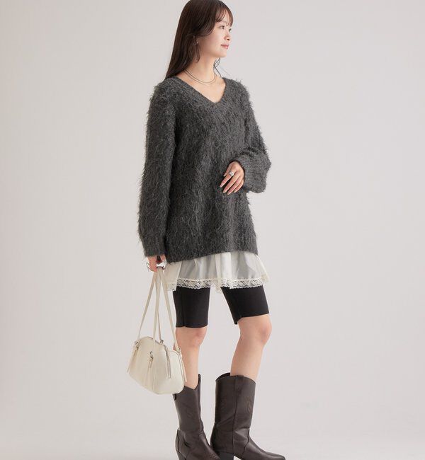  「ふわふわシャギーニット」|ニット・セーター|