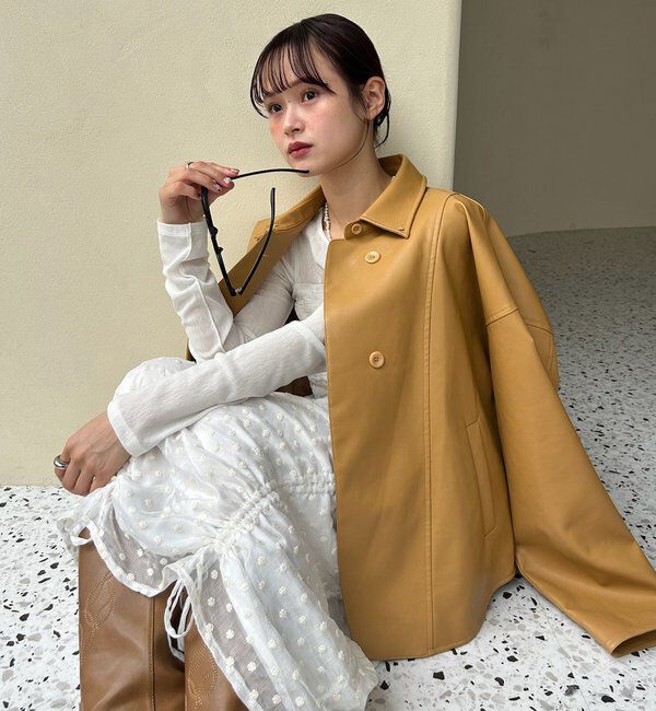  「【＠akane__11.1企画】ドロストフラワーキャミワンピース」|ワンピース|