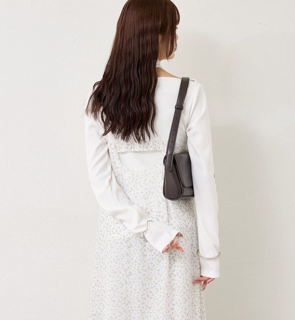  「フラワーヘムキャミワンピース」|ワンピース|