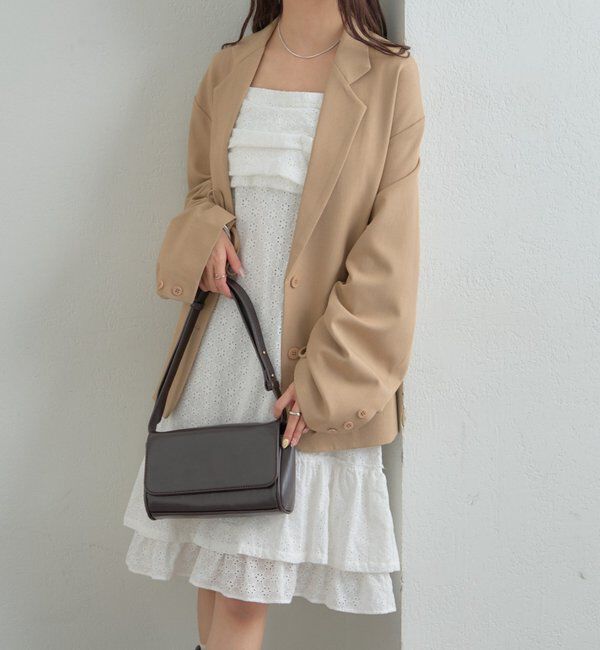  「フラワー刺繍キャミワンピース」|ワンピース|