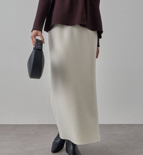  「【Lサイズも登場！】ポンチZIPタイトスカート」|スカート|