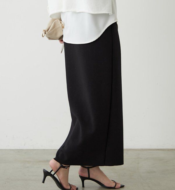  「【Lサイズも登場！】ポンチZIPタイトスカート」|スカート|