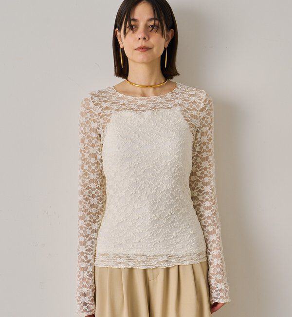  「カットレースプルオーバー」|Tシャツ・カットソー|