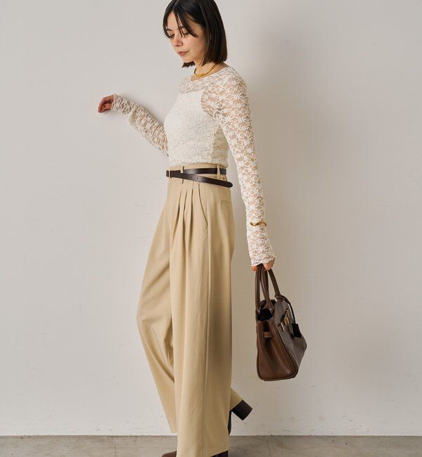  「カットレースプルオーバー」|Tシャツ・カットソー|