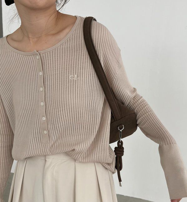  「〈C.L〉シアーヘンリーニット」|ニット・セーター|