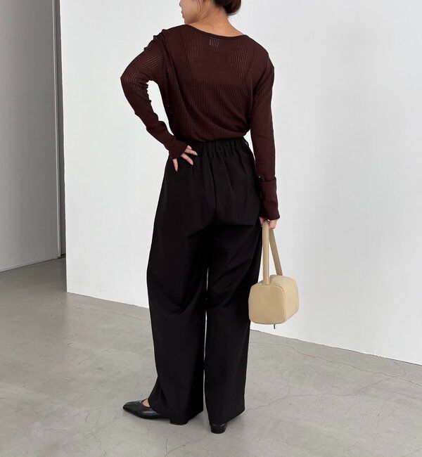  「〈C.L〉シアーヘンリーニット」|ニット・セーター|