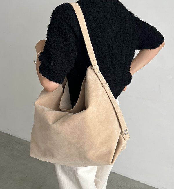  「【WEB限定カラー・ブラック/大容量】2WAYワンハンドルバッグ」|トートバッグ|