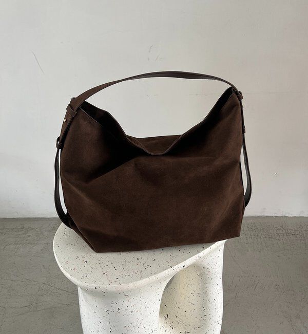  「【WEB限定カラー・ブラック/大容量】2WAYワンハンドルバッグ」|トートバッグ|