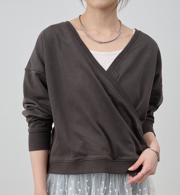  「カシュクールスウェット」|Tシャツ・カットソー|