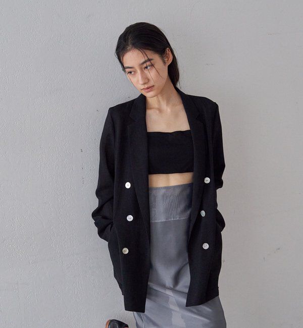  「【26SS予約】シアーウォッシャブルジャケット」|テーラードジャケット|