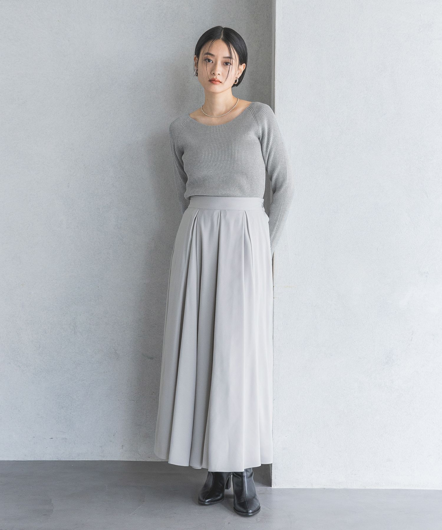 A part by 「2WAYボートネックプルオーバー_長袖」|ニット・セーター|