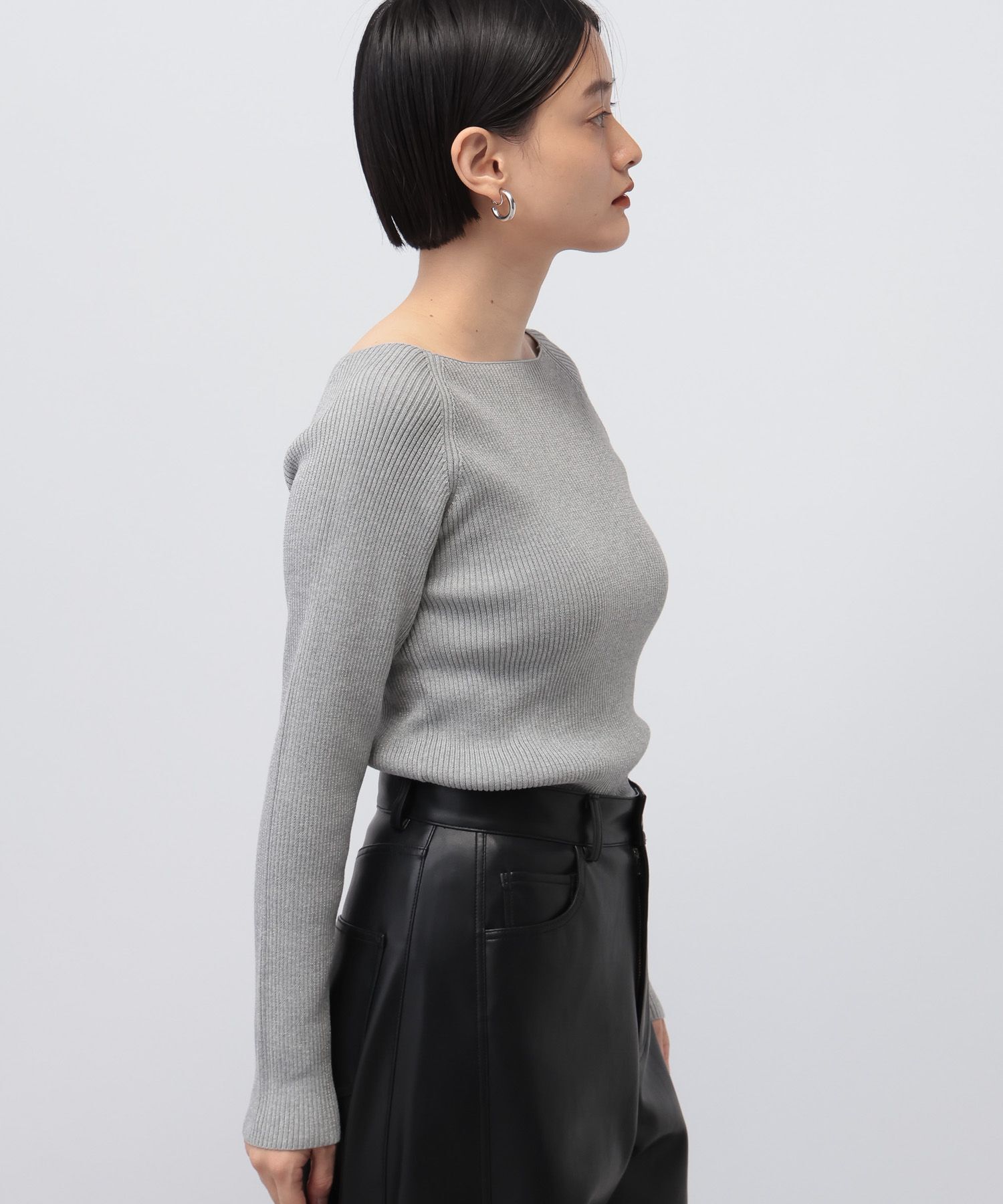 A part by 「2WAYボートネックプルオーバー_長袖」|ニット・セーター|