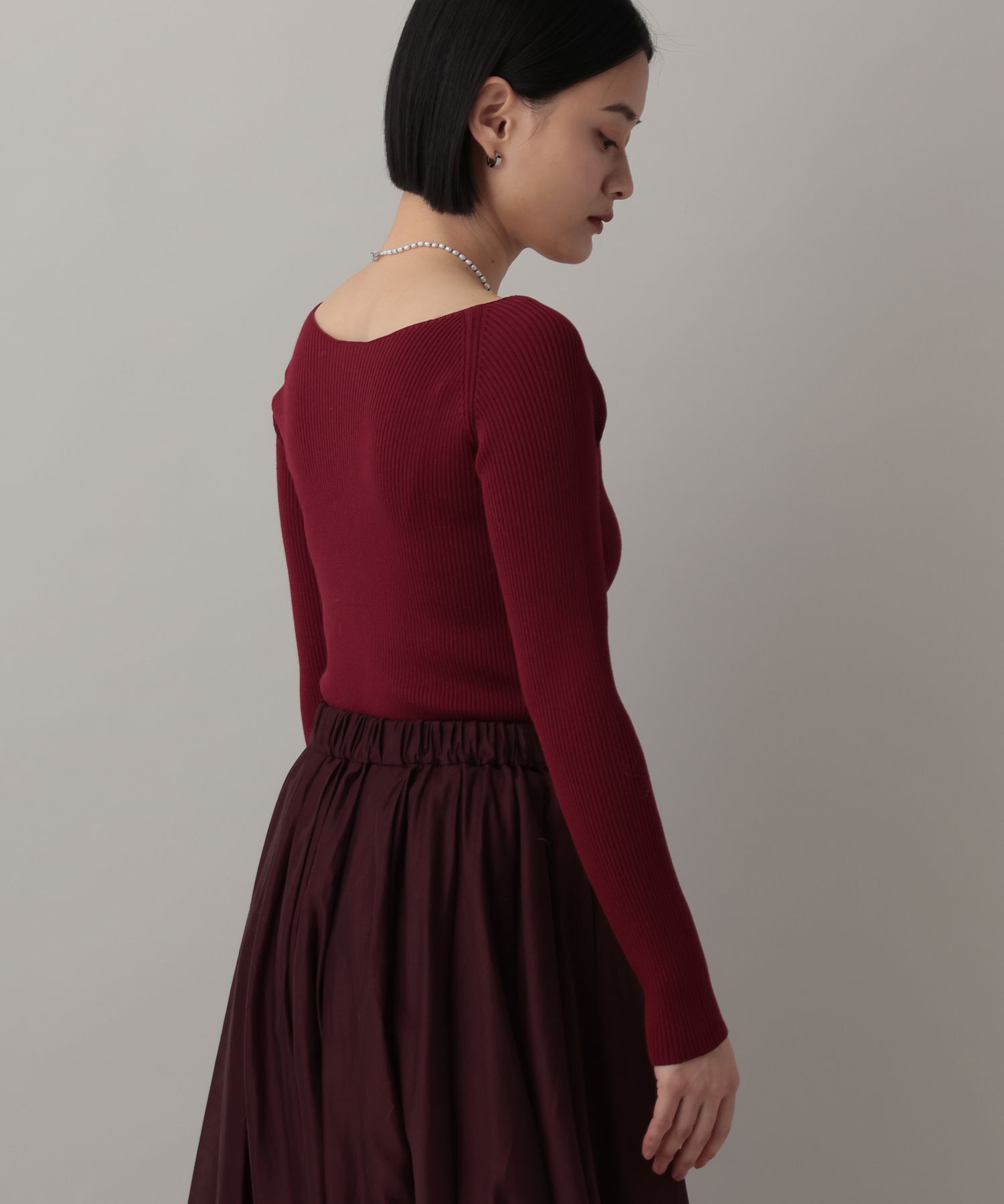 A part by 「2WAYボートネックプルオーバー_長袖」|ニット・セーター|