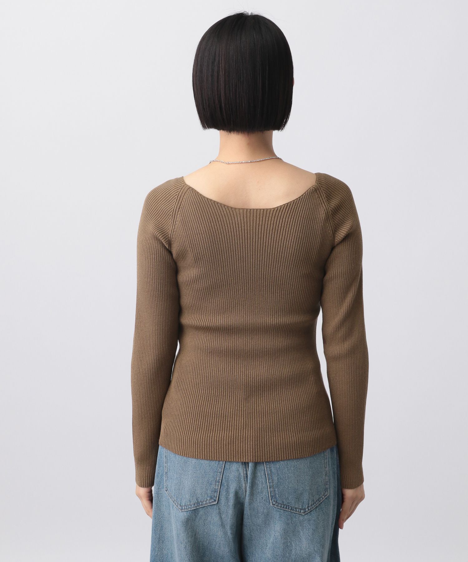 A part by 「2WAYボートネックプルオーバー_長袖」|ニット・セーター|