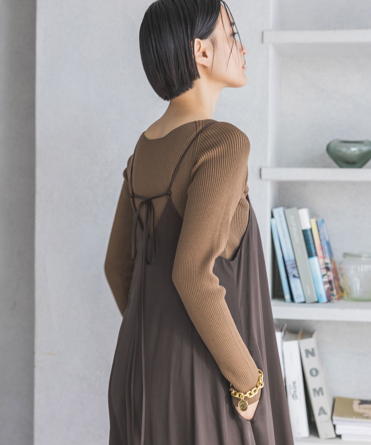 A part by 「2WAYボートネックプルオーバー_長袖」|ニット・セーター|