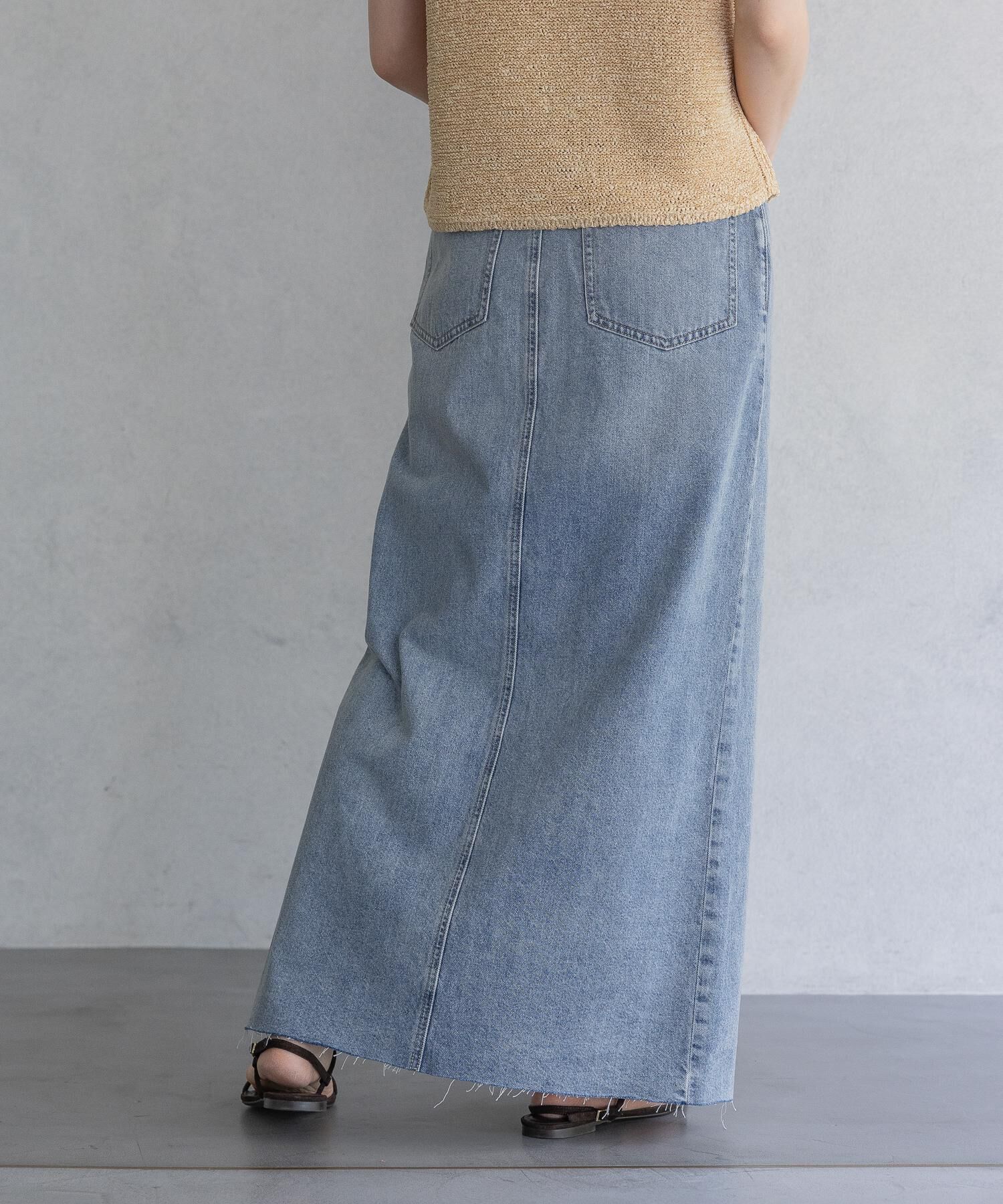 A part by 「Apbスリットデニムスカート」|タイト|