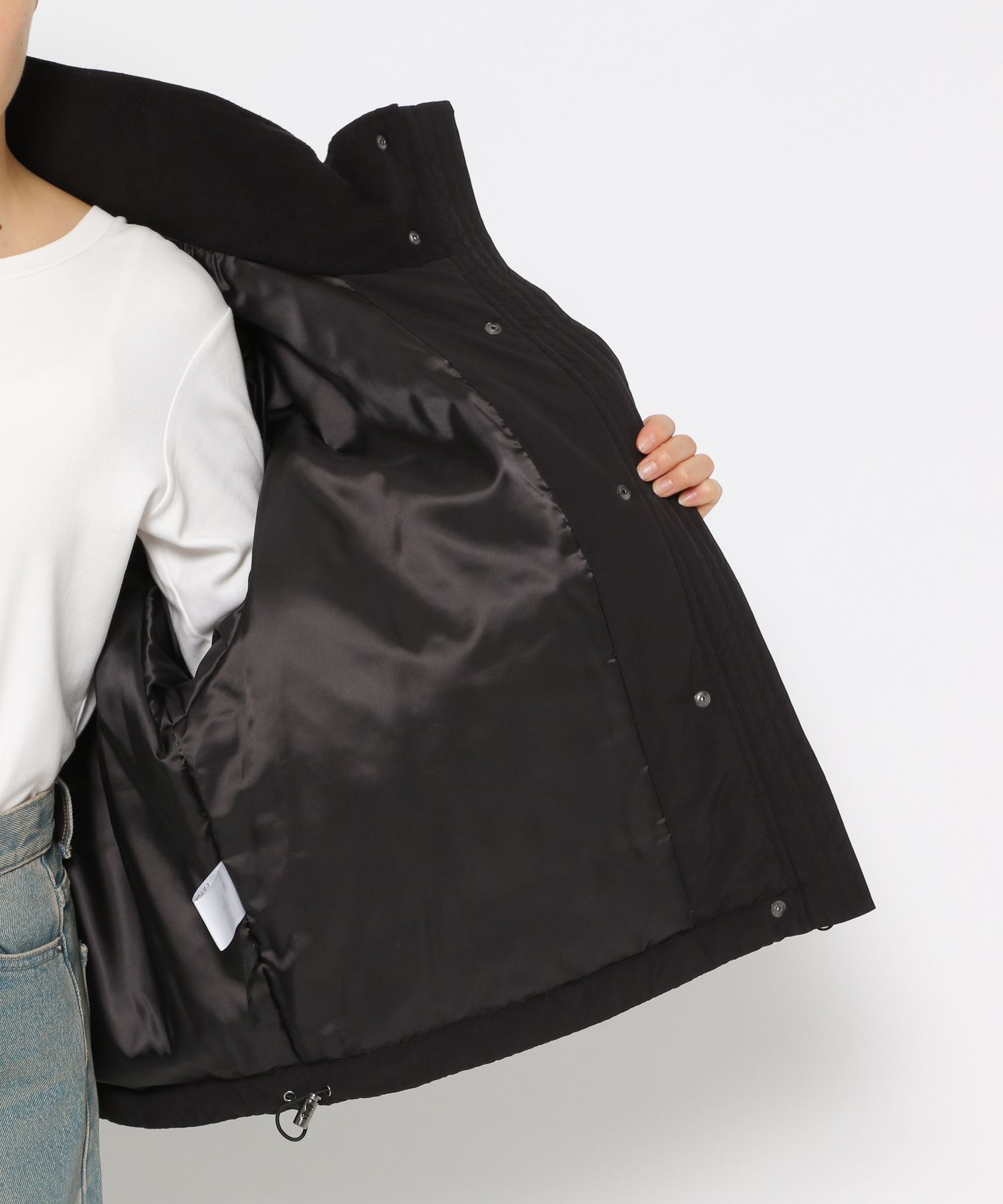 撥水加工・保温効果抜群!】モンスターショートコート（LOWRYS FARM