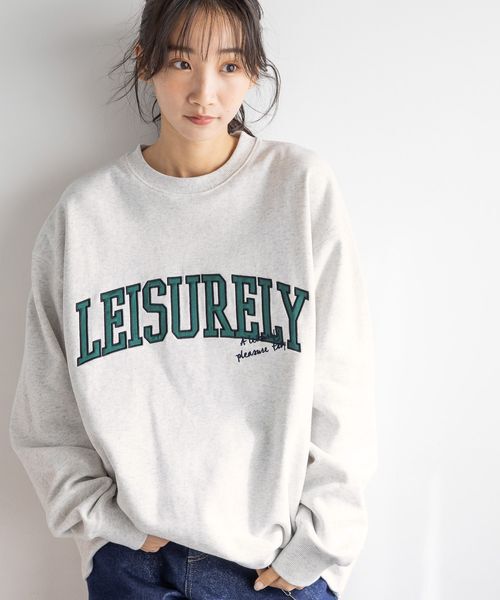 LOWRYS FARM「ＵＳＡウラケロゴプルオーバー」|スウェット・ジャージ|GRY2