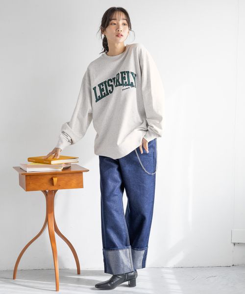 LOWRYS FARM「ＵＳＡウラケロゴプルオーバー」|スウェット・ジャージ|