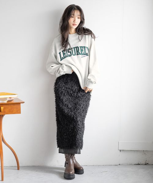 LOWRYS FARM「ＵＳＡウラケロゴプルオーバー」|スウェット・ジャージ|