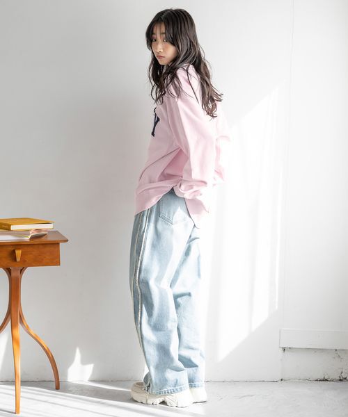 LOWRYS FARM「ＵＳＡウラケロゴプルオーバー」|スウェット・ジャージ|