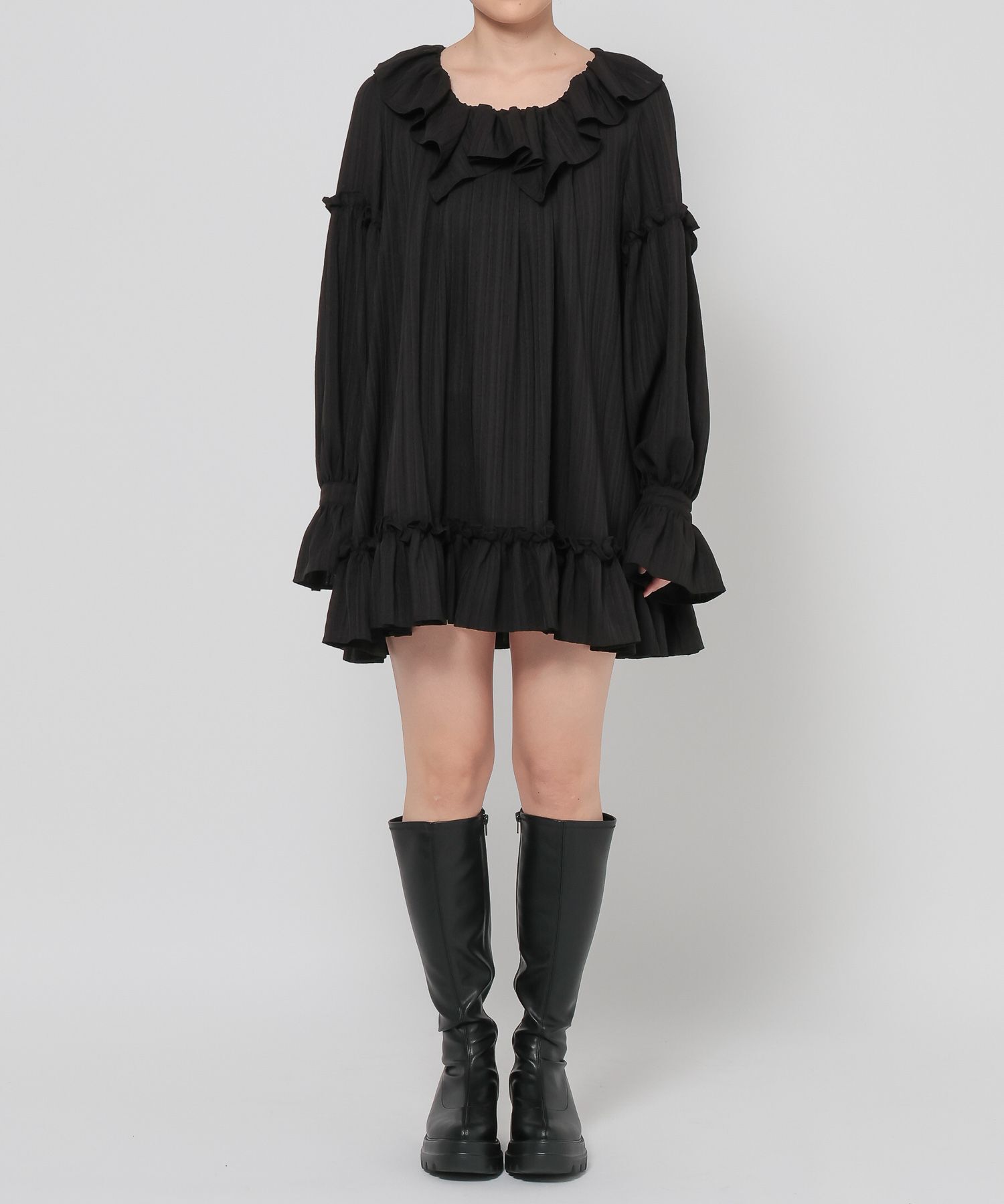 LOWRYS FARM「アソートフリルチュニックブラウス」|ワンピース|