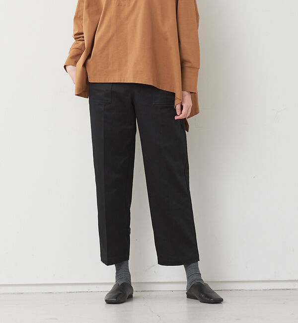 collex「フィンクスサテン2WAYワークパンツ」|その他|ブラック