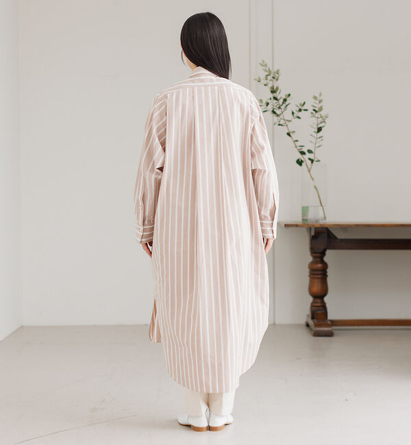 collex「【Alltid】スーピマコットンシャツワンピース」|ワンピース|