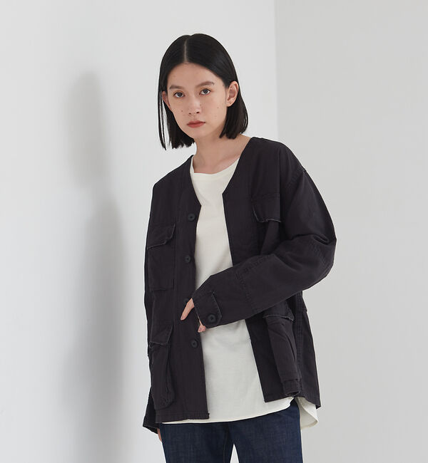 collex「【ROTHCO/ロスコ】Vネック シャツジャケット」|ブルゾン・スタジャン|