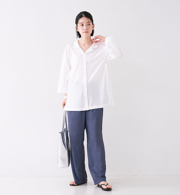 collex「＜手洗い可＞バックギャザーブラウス」|シャツ・ブラウス|