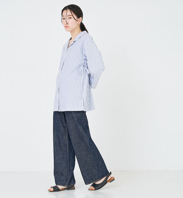 collex「＜手洗い可＞バックギャザーブラウス」|シャツ・ブラウス|