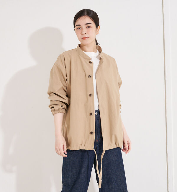collex「【yarmo】 Drawstring Jacket／ドローストリングジャケット」|ブルゾン・スタジャン|