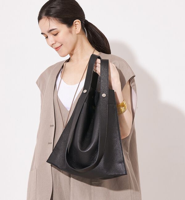 collex「【WEB限定】【BEAURE/ヴュレ】カウレザー 2WAY ハンドル トートバッ」|トートバッグ|